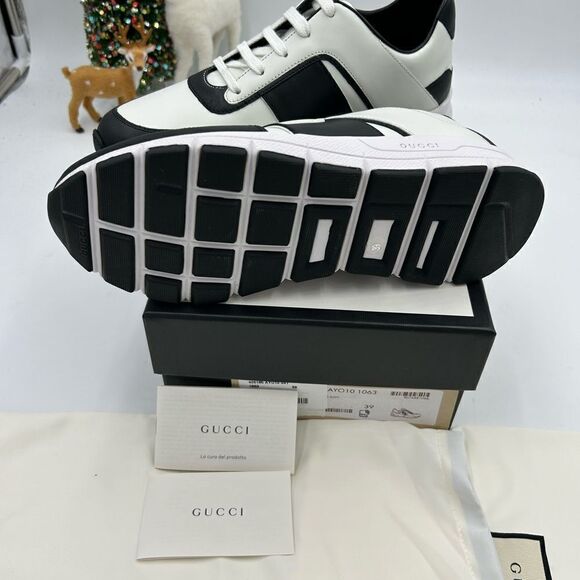 Women’s Gucci interlocking G leather low top sneakers size 39 made in Italy - Picture 5 of 9